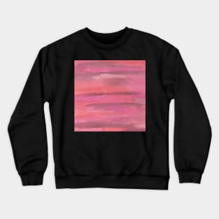 Pink Horizons Watercolor Abstract Crewneck Sweatshirt